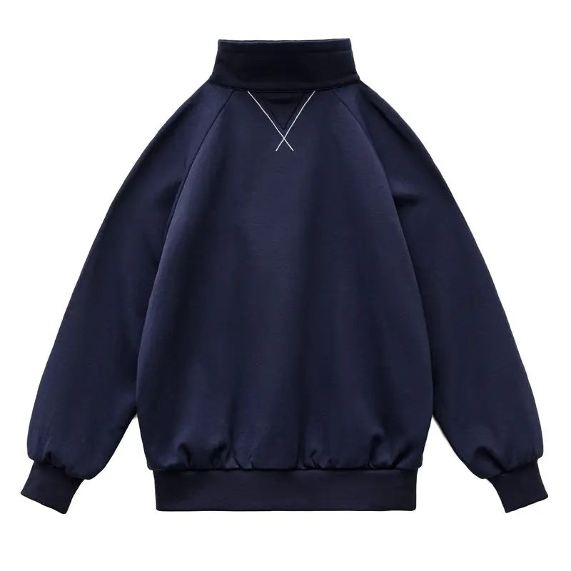 Women’s Vintage Half-Zip Cotton-Blend Sweatshirt