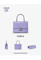 BAFELLI PURSE 2026 LUXURY BAG CROCODILE GRAIN LEATHER EVENING HANDBAG FASHION BUSINESS HANDLE CASUAL WOMEN FEMALE CROSSBODY