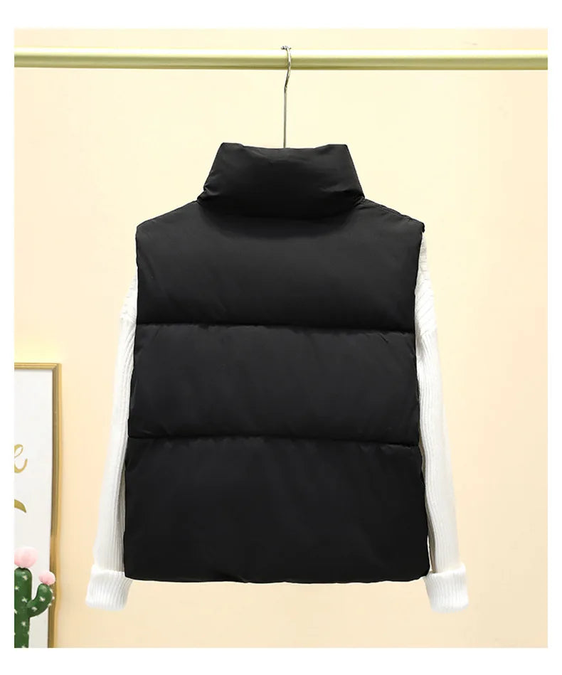 Women’s Stand-Collar Padded Vest