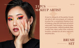 Jessup Makeup Brushes Set 3-21pcs Premium Synthetic Big Powder Foundation Concealer Eyeshadow Eyeliner Spoolie Wooden T271