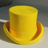 Men's Classic Wool Top Hat | Gentleman Magician Style