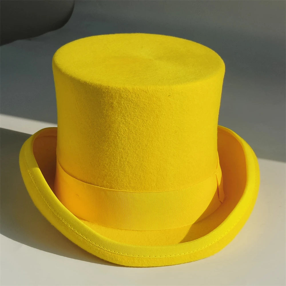Elegant Wool Top Hat | Magician & Gentleman Style