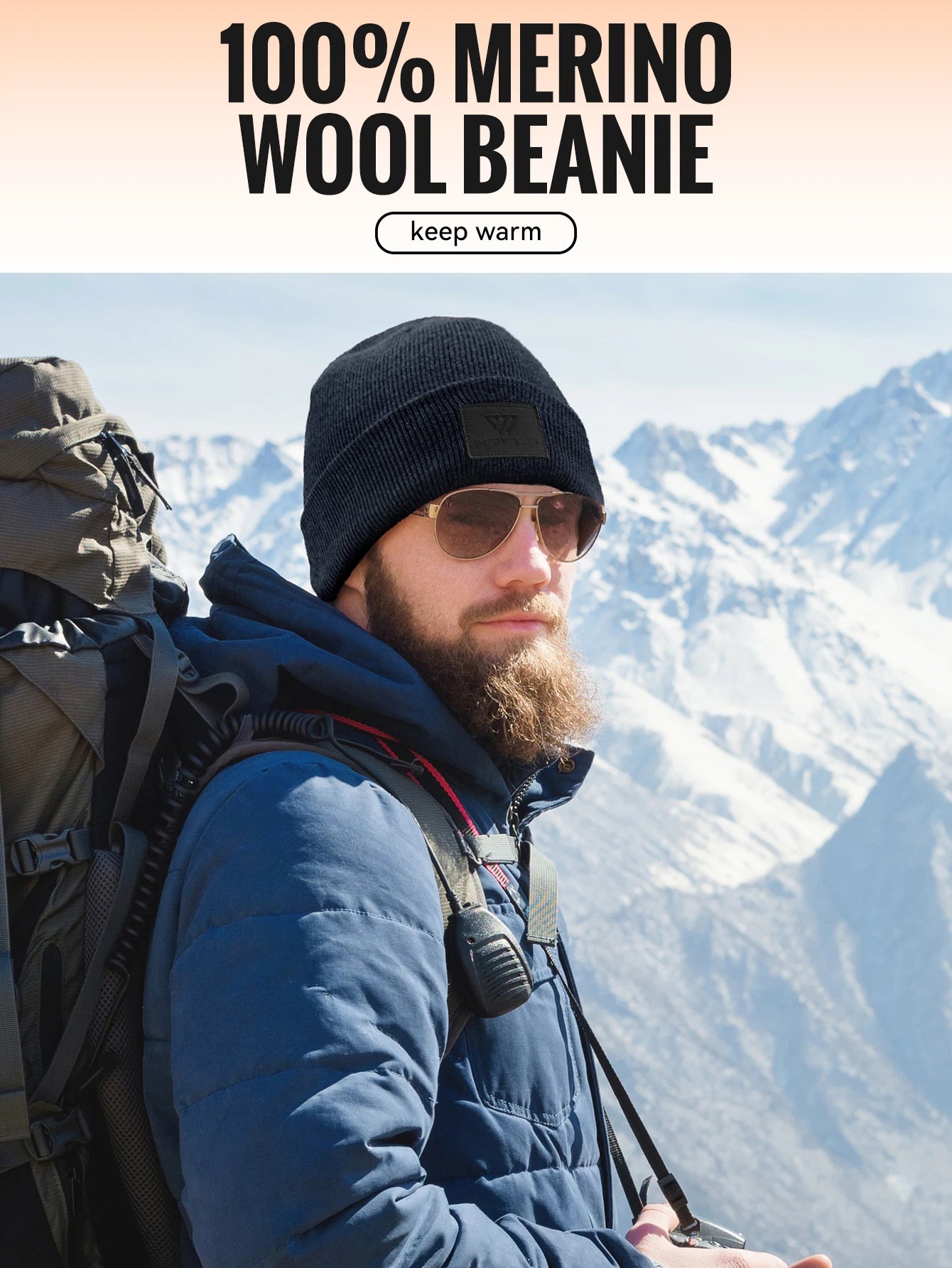 WRELS Merino Wool Beanie – Warm, Lightweight Watch Cap