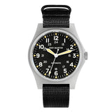 San Martin Pilot Watch 38mm NH35 Retro Military Automatic Mechanical Wristwatch Bead Blasted Case Waterproof 100m SN0137