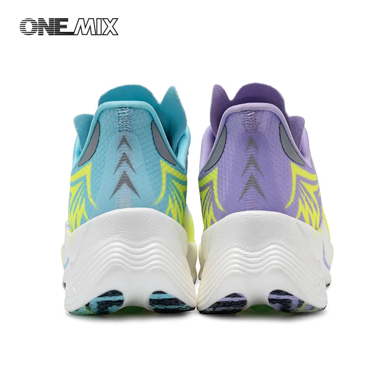 ONEMIX 2026 Summer Mesh Carbon Plate Running Shoes Men Women Light Rebound Cushion Non Slip Marathon Racing Sneakers