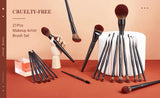 Jessup Makeup Brushes Set 3-21pcs Premium Synthetic Big Powder Foundation Concealer Eyeshadow Eyeliner Spoolie Wooden T271