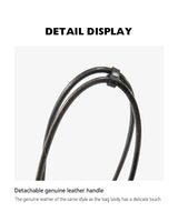 BAFELLI Vintage Baguette Bag – Genuine Oil Wax Leather