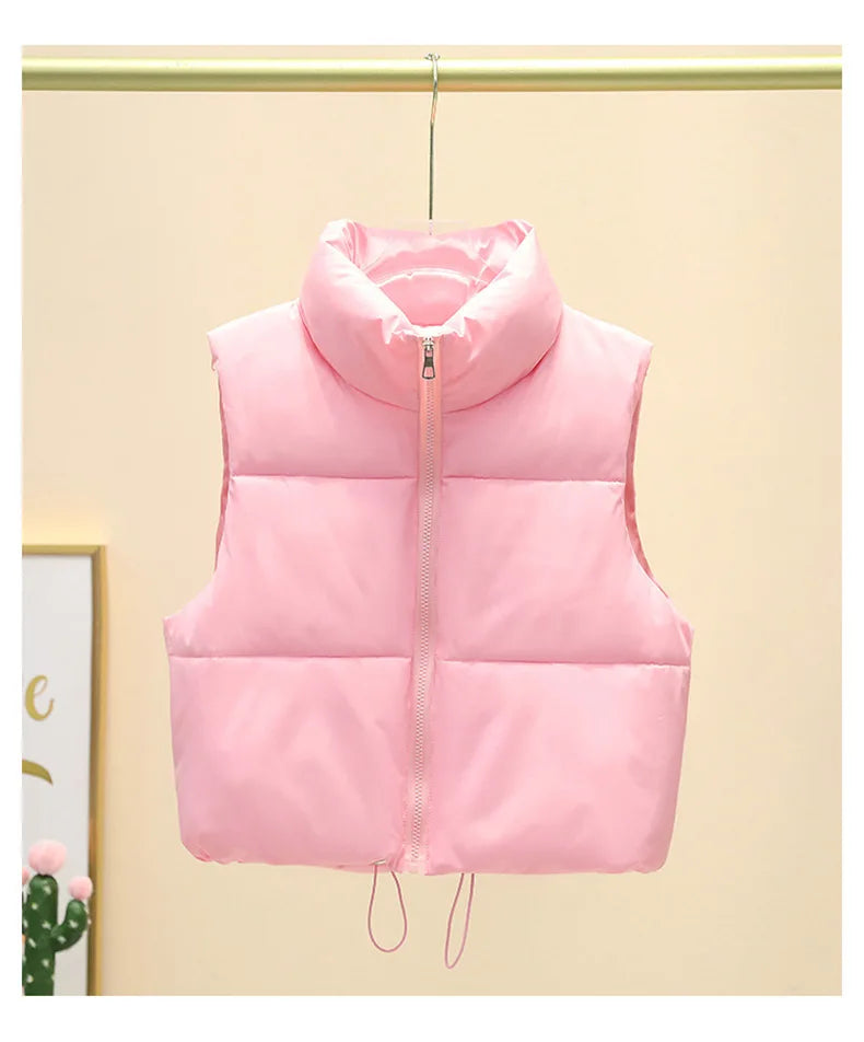 Women’s Stand-Collar Padded Vest