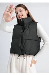 Women’s Stand-Collar Padded Vest