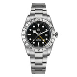 San Martin Upgraded 38.3mm BB GMT Hangzhou 6460 Men Automatic Mechanical Watches Sport Sapphire Luminous Waterproof 100m SN0054