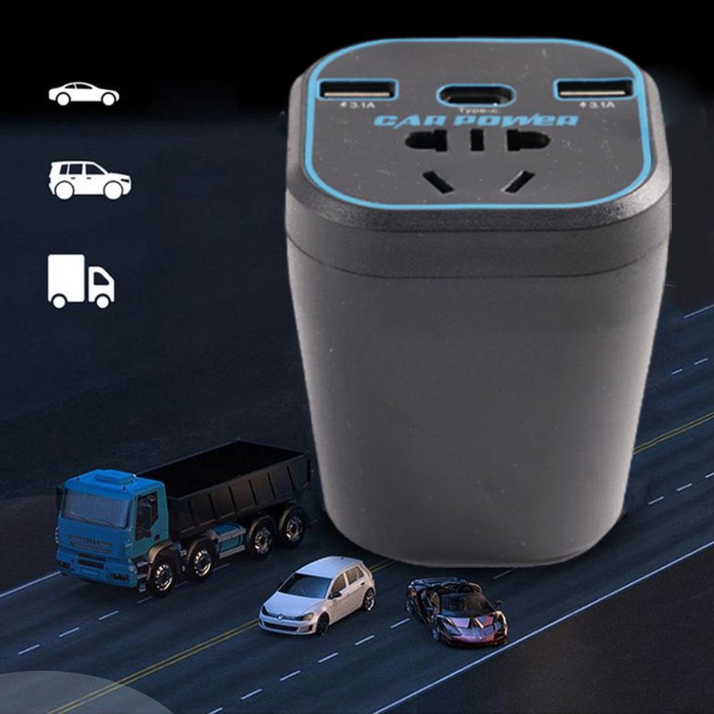 200W Car Power Inverter with USB-C Fast Charging
