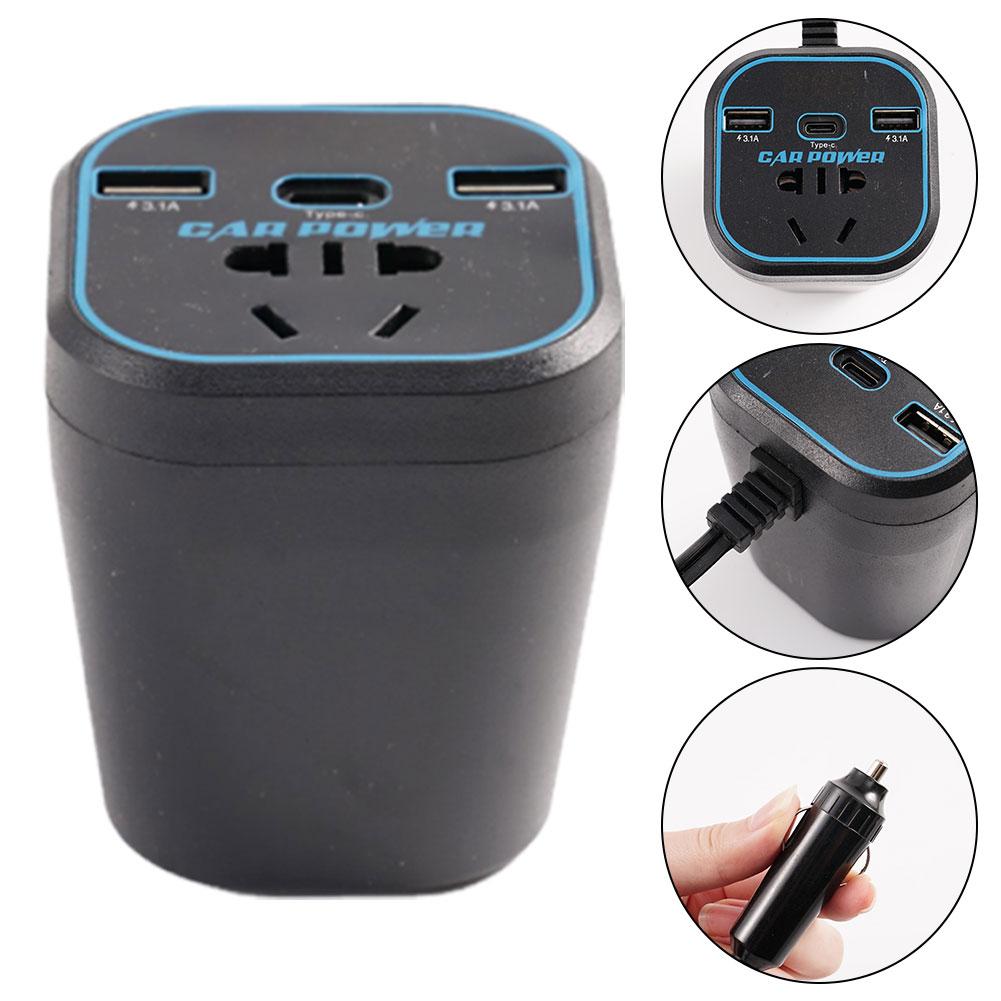 200W Car Power Inverter with USB-C Fast Charging