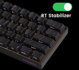 Akko MonsGeek FUN60 Mechanical Keyboard Magnetic Switch 60% Gaming Keyboards Rapid Trigger 0.01mm 8K ARGB HE/TMR Custom Keyboard