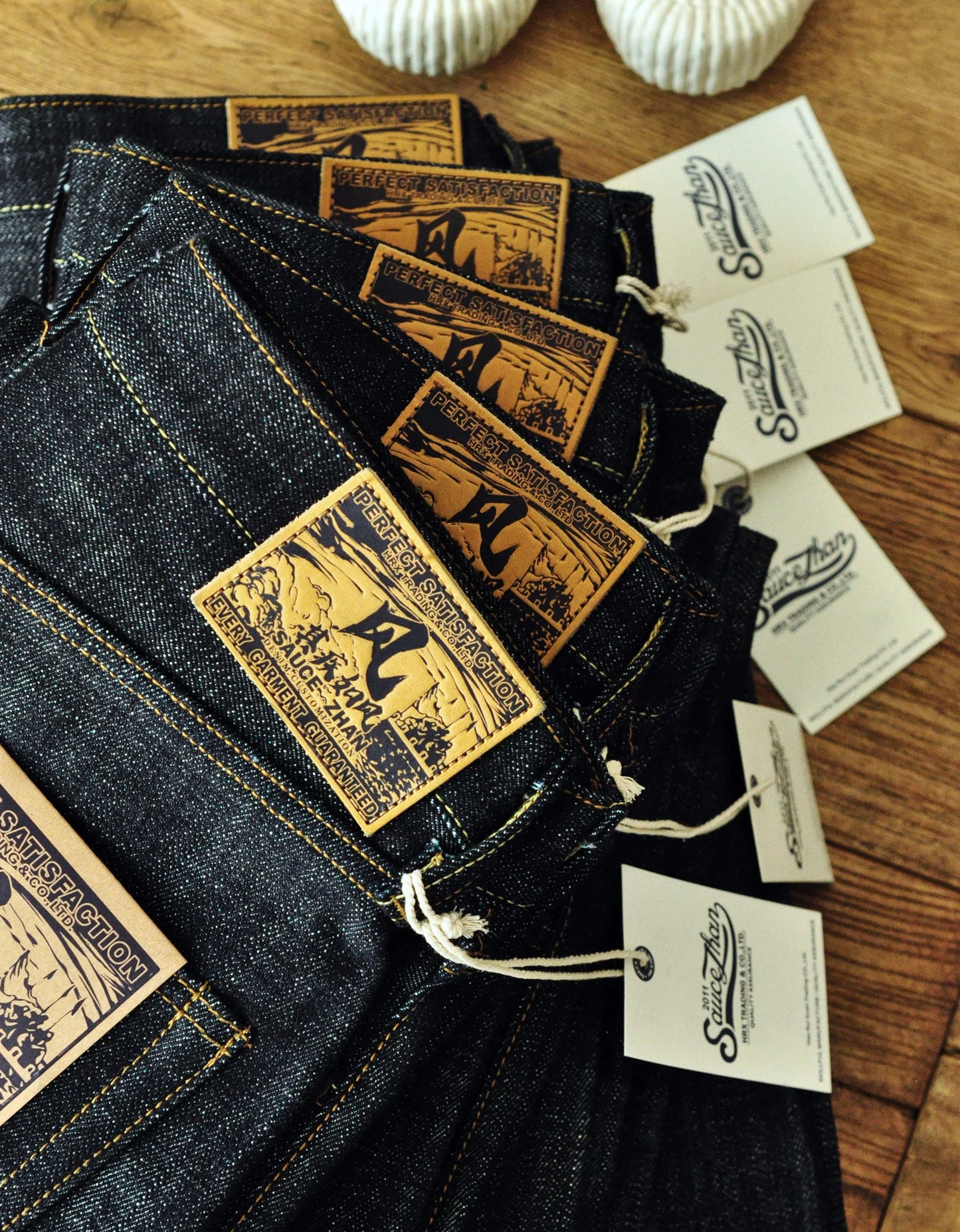 SauceZhan 308XX-BO Wind | Furinkazan Selvedge Denim Jeans