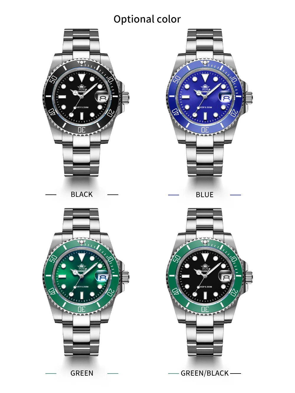 ADDIESDIVE H3 Ceramic Bezel Diver Watch | 200M | BGW9 Luminous