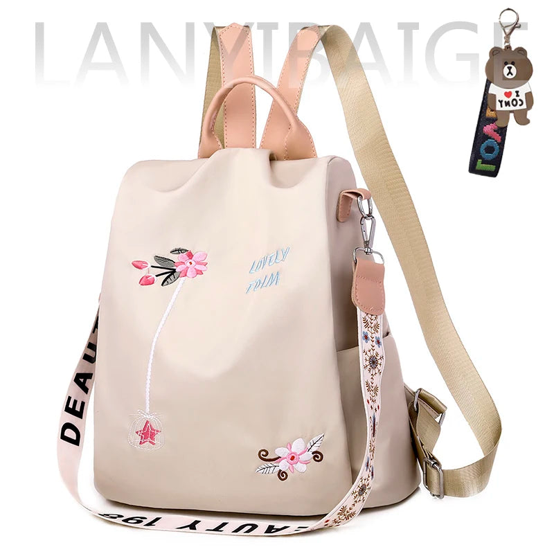 Women's Oxford Backpack with Organizer Pockets