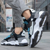 Men's Breathable Mesh Lace-Up Sneakers