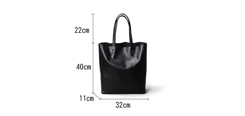 Women Luxury Bag Casual Tote Female Fashion Summer Beach Handbag Lady Popular Soft Cowhide Genuine Leather Shoulder Shopping Bag