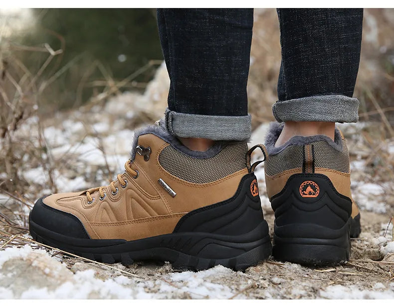 All-Terrain Waterproof Leather Winter Boots