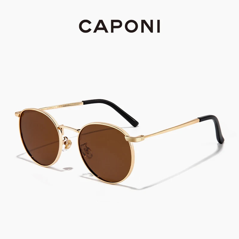 CAPONI Round Polarized Sunglasses for Women – CP1871