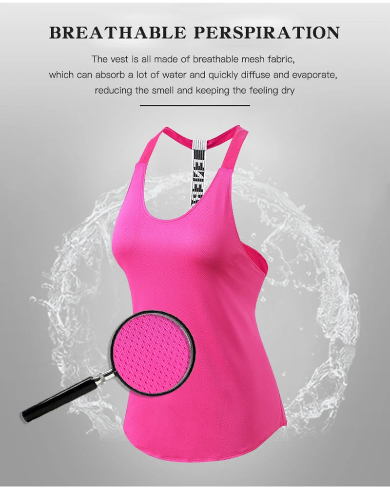 Open-Back Activewear Workout Tank