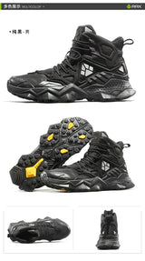 RAX Men's Hiking Shoes Mountain Trekking Boots High Quality Fashion Outdoor Casual Snow Winter