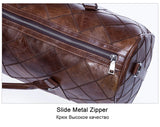 WESTAL Men's Travel Bags Hand Luggage Genuine Leather Duffle Bags Leather Luggage Travel Bag Suitcases Handbags big/Weekend Bag
