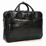 Men Briefcase Genuine Leather Laptop Bag 14 15.6" PC Doctor Lawyer Computer Bag Cowhide Male Briefcase Leather Men Business Bag