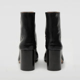 Luxury Leather Tabi Split Toe Ankle Boots - Women's High Heel