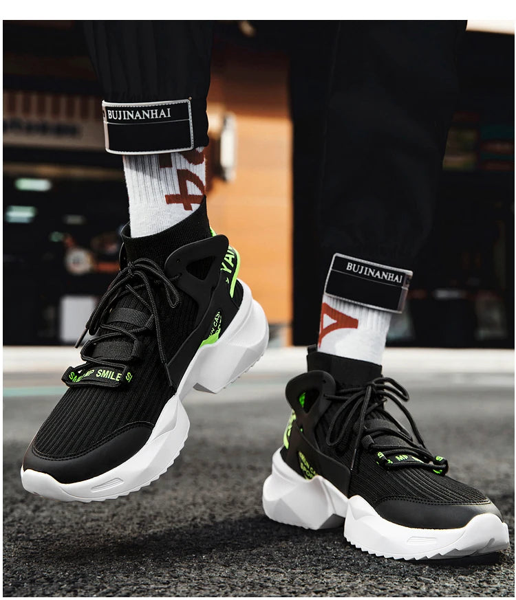 High-Top Breathable Sport Sneakers
