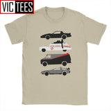 Men's Car Graphic Cotton T-Shirt