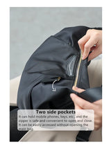 Lightweight Nylon Matching Genuine Leather Crossbody Bag High Quality Single Shoulder Bags Fashion Pleated Messenger Purses