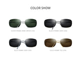 FONEX Titanium Rimless Polarized Sunglasses – Ultralight