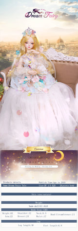 Special Price DBS Doll 1/3 BJD Mechanical Joint Body With Makeup Including Hair Eyes Clothes 62cm Height Girls Dream Fairy