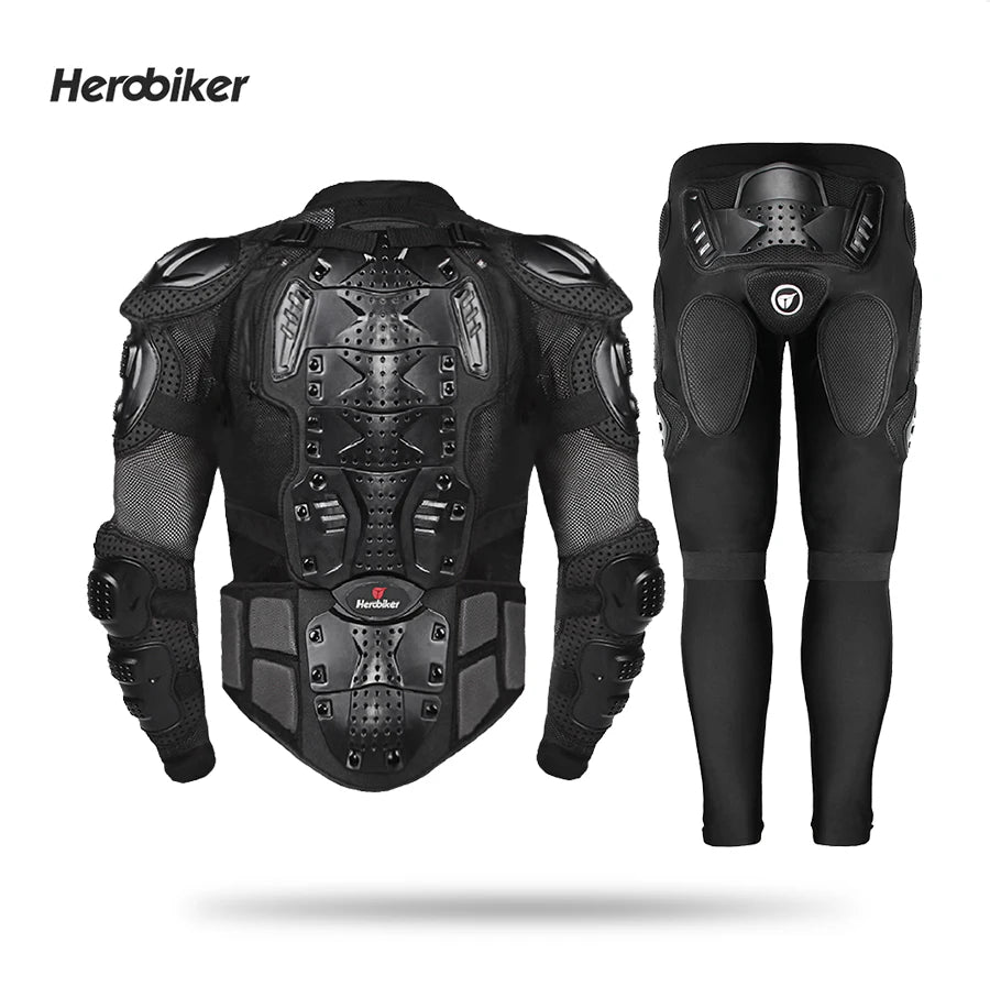 HEROBIKER Motorcycle Jacket Men Motorcycle Armor Moto Body Armor Motocross Riding Jacket Racing Motorbike Body Protection S-5XL
