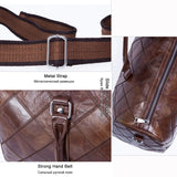 WESTAL Men's Travel Bags Hand Luggage Genuine Leather Duffle Bags Leather Luggage Travel Bag Suitcases Handbags big/Weekend Bag