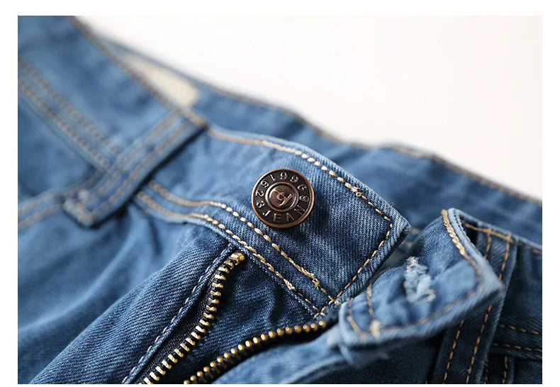 42 44 46 48 large size men's loose denim jeans autumn and winter brand clothing high quality anti-theft zipper pocket jeans
