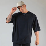 Men's Oversized Cotton Tee – Gym, Street & Everyday Style