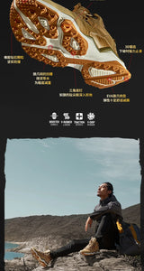 Rax Men Hiking Shoes Waterproof Outdoor Sports Sneakers for Men Trekking Shoes Lightweight Mountain Climbing Shoes Men Antislip