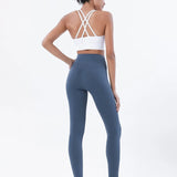Women's Yoga Set with Sports Bra & High-Waist Leggings