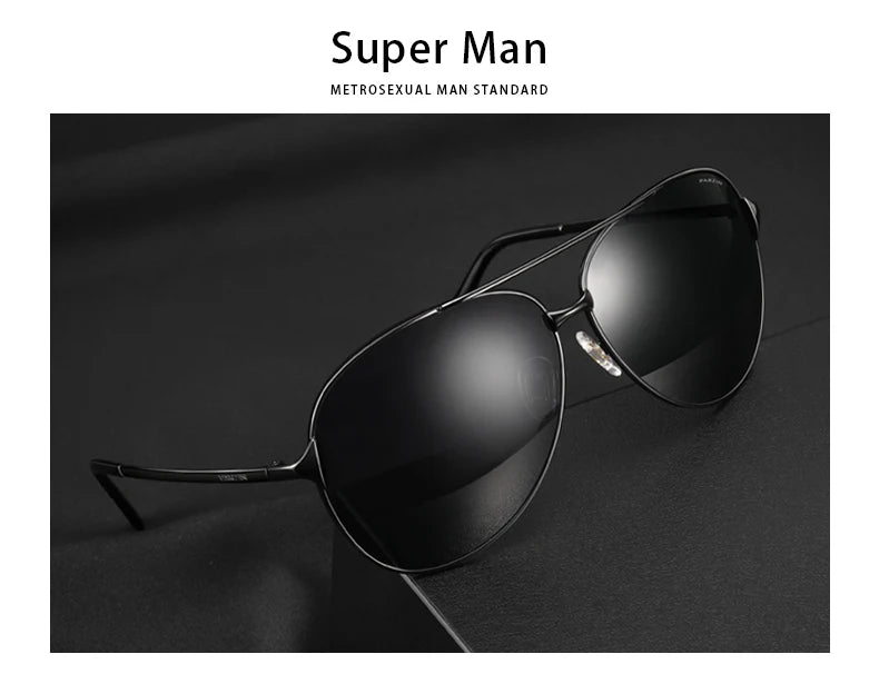 PARZIN Classic Aviation Polarized Sunglasses for Men