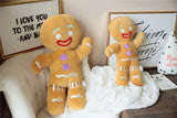 Gingerbread Man Plush Toy – Soft Stuffed Doll Gift