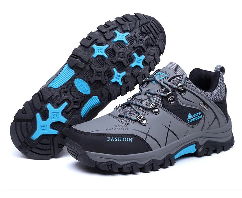 Waterproof Winter Leather Hiking Boots
