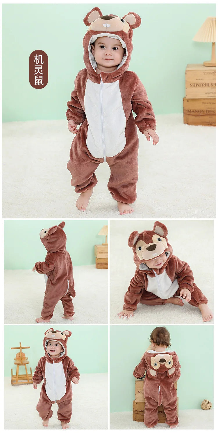 Cozy Lion King Baby Kigurumi Jumpsuit