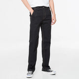 42 44 46 48 large size men's loose denim jeans autumn and winter brand clothing high quality anti-theft zipper pocket jeans