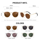 CAPONI Round Polarized Sunglasses for Women – CP1871