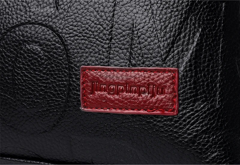 Luxury PU Leather Large Capacity Crossbody Bag – USA-Made Designer Women’s Travel Tote & Shoulder Satchel