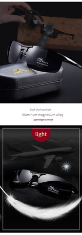 Cook Shark Polarized Aluminium Sunglasses for Men