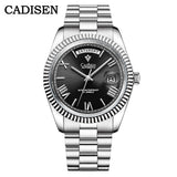 CADISEN Men's Mechanical Watches Luxury Meteorite Dial Automatic Watch For Men Week 100M Japan MIYOTA 8285 Movement Clock Man