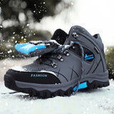 Waterproof Winter Leather Hiking Boots